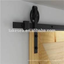 interior sliding barn door hardware for moving sliding barn door system